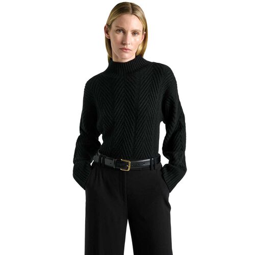 Cue Chunky Herringbone Stitch Sweater